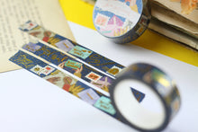 Lade das Bild in den Galerie-Viewer, Washi Tape - You got mail - Dekoration für Briefe - Gold Foil - Brieffreundschaften - Eigene Illustrationen