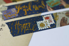 Lade das Bild in den Galerie-Viewer, Washi Tape - You got mail - Dekoration für Briefe - Gold Foil - Brieffreundschaften - Eigene Illustrationen
