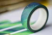 Lade das Bild in den Galerie-Viewer, Washi Tape - Aurora Borealis - Polarlichter - Eigene Illustrationen