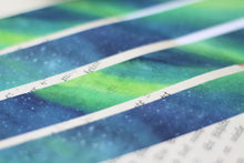 Lade das Bild in den Galerie-Viewer, Washi Tape - Aurora Borealis - Polarlichter - Eigene Illustrationen