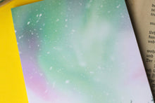 Lade das Bild in den Galerie-Viewer, Notizblock - Rentiere unter Polarlichtern - A6 - 50 Seiten - blanko
