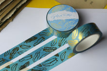 Lade das Bild in den Galerie-Viewer, Washi Tape - Goldene Federn - Gold Foil