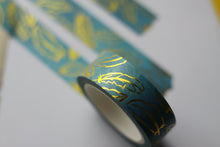 Lade das Bild in den Galerie-Viewer, Washi Tape - Goldene Federn - Gold Foil