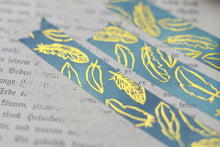 Lade das Bild in den Galerie-Viewer, Washi Tape - Goldene Federn - Gold Foil