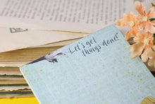 Lade das Bild in den Galerie-Viewer, Notizblock - Lets get things done - But maybe tomorrow - A6 - 50 Seiten - kariert - Notizzettel mit lustigem Spruch - Katze - Hund