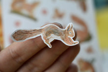 Lade das Bild in den Galerie-Viewer, Stickerbogen - Eichhörnchen - Waldtiere - Bullet Journal