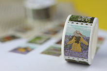 Lade das Bild in den Galerie-Viewer, Washi Tape - Briefmarken - Cottage Core - 5mx25mm - Landhaus Leben - Bauernhof - Eigene Illustrationen