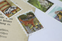 Lade das Bild in den Galerie-Viewer, Washi Tape - Briefmarken - Cottage Core - 5mx25mm - Landhaus Leben - Bauernhof - Eigene Illustrationen