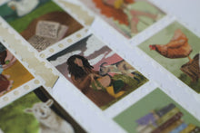 Lade das Bild in den Galerie-Viewer, Washi Tape - Briefmarken - Cottage Core - 5mx25mm - Landhaus Leben - Bauernhof - Eigene Illustrationen