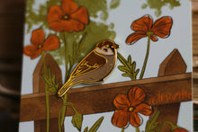 Lade das Bild in den Galerie-Viewer, Emaille Pin - Minipin - Spatz - Sperling - Little Birdies Collection