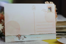 Lade das Bild in den Galerie-Viewer, Postkarte - Strandausritt - Reiterin am Strand - Appaloosa - Aquarell Illustration - Handgemalt - Geburtstagskarte