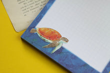 Lade das Bild in den Galerie-Viewer, Notizblock - Meeresschildkröte - Briefpapier - DIN A5 - 50 Seiten - kariert