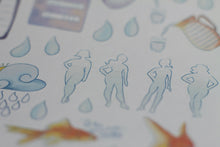 Lade das Bild in den Galerie-Viewer, Stickerbogen - Wasser Tracker - Stay hydrated - Funktionale Sticker - Bullet Journal - Eigene Illustrationen