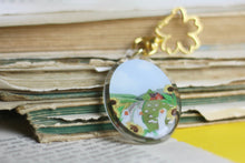 Lade das Bild in den Galerie-Viewer, Acryl Schlüsselanhänger - Lustige Gänse - Bauernhoftiere - mit Epoxy - Eigene Illustration A-/B-Ware