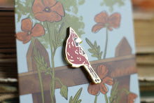 Lade das Bild in den Galerie-Viewer, Emaille Pin - Minipin - Roter Kardinal - Little Birdies Collection