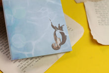 Lade das Bild in den Galerie-Viewer, Notizblock - Otter - A6 - 50 Seiten - punktkariert - eigene Illustration