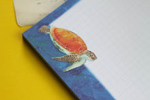 Lade das Bild in den Galerie-Viewer, Notizblock - Meeresschildkröte - Briefpapier - DIN A5 - 50 Seiten - kariert