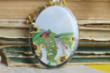 Lade das Bild in den Galerie-Viewer, Acryl Schlüsselanhänger - Lustige Gänse - Bauernhoftiere - mit Epoxy - Eigene Illustration A-/B-Ware