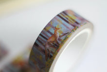 Lade das Bild in den Galerie-Viewer, Washi Tape - Füchse im Frühling - Blumenwiese - Wald - Eigene Illustrationen