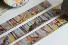Lade das Bild in den Galerie-Viewer, Washi Tape - Füchse im Frühling - Blumenwiese - Wald - Eigene Illustrationen
