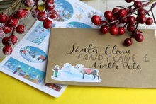 Lade das Bild in den Galerie-Viewer, Stickerbogen - Christmas night - Weihnachtsmann, Elfen und Rentiere - Weihnachtsabend - Bullet Journal - Eigene Illustrationen