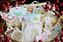 Lade das Bild in den Galerie-Viewer, Geschenkanhänger - Anhänger - Backzutaten - Geschenke verpacken - Eigene Illustration