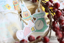 Lade das Bild in den Galerie-Viewer, Geschenkanhänger - Anhänger - Backzutaten - Geschenke verpacken - Eigene Illustration