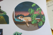 Lade das Bild in den Galerie-Viewer, Stickerbogen - Late Nights - gemütliche abendstimmung - Bullet Journal - Eigene Illustrationen