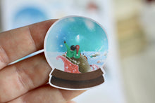 Lade das Bild in den Galerie-Viewer, Stickerbogen - Christmas night - Weihnachtsmann, Elfen und Rentiere - Weihnachtsabend - Bullet Journal - Eigene Illustrationen