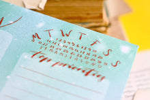 Lade das Bild in den Galerie-Viewer, Notizblock - Tagesplaner - Skandinavische Nacht - DIN A5 - 50 Seiten - Eigene Illustrationen