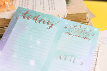 Lade das Bild in den Galerie-Viewer, Notizblock - Tagesplaner - Skandinavische Nacht - DIN A5 - 50 Seiten - Eigene Illustrationen