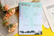 Lade das Bild in den Galerie-Viewer, Notizblock - Tagesplaner - Skandinavische Nacht - DIN A5 - 50 Seiten - Eigene Illustrationen