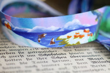 Lade das Bild in den Galerie-Viewer, Schlüsselband - Skandinavische Nacht 2.0 - Polarlichter, Schnee, Wolf, Orca - Sicherheitsverschluss - Eigene Illustrationen