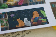 Lade das Bild in den Galerie-Viewer, Stickerbogen - Late Nights - gemütliche abendstimmung - Bullet Journal - Eigene Illustrationen