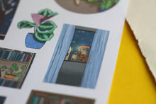 Lade das Bild in den Galerie-Viewer, Stickerbogen - Late Nights - gemütliche abendstimmung - Bullet Journal - Eigene Illustrationen