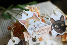 Lade das Bild in den Galerie-Viewer, Geschenkanhänger - My favorite cats - Katzen Illustrationen - Geschenke verpacken - Eigene Illustration