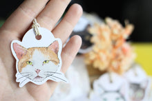 Lade das Bild in den Galerie-Viewer, Geschenkanhänger - My favorite cats - Katzen Illustrationen - Geschenke verpacken - Eigene Illustration