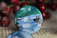 Lade das Bild in den Galerie-Viewer, Magnet Set - Christmas Night - Santa, Elfen, Rentiere - Adventskalender befüllen - Eigene Illustration
