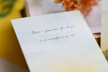 Lade das Bild in den Galerie-Viewer, Postkarte - Muttertag - Du bist die Beste - Deutsch und Englisch - Handgemalte Illustration