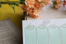 Lade das Bild in den Galerie-Viewer, Notizblock - Wochenplaner mit Habit Tracker - Waldtiere zum ausmalen - DIN A5 - 50 Seiten