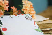 Lade das Bild in den Galerie-Viewer, Notizblock - Gemüse - Einkaufszettel - Möhren, Salat, Tomate - A6 - 50 Seiten - Handgemalte Illustration