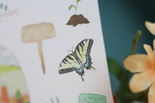 Lade das Bild in den Galerie-Viewer, Stickerbogen - Im Garten - Gartenarbeit - Gemüse, Schmetterlinge, Gartengeräte, Gartenliebe, Blumen - Bullet Journal - Eigene Illustrationen