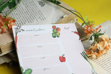 Lade das Bild in den Galerie-Viewer, Notizblock - Wochenplaner Menü - Menüplan - Was koche ich - Gemüse - DIN A5 - 50 Seiten