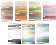 Lade das Bild in den Galerie-Viewer, Stickerbogen - Essentials 008 - Zahlen - 1-31 - Verschiedene Farben - Bullet Journal, Planer - Eigene Illustrationen