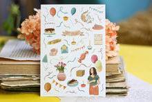 Lade das Bild in den Galerie-Viewer, Postkarte - Geburtstagskarte - Fröhliche Karte zum Geburtstag - Handgemalte Illustration