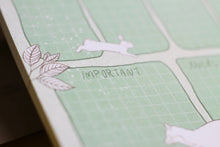 Lade das Bild in den Galerie-Viewer, Notizblock - Wochenplaner mit Habit Tracker - Waldtiere zum ausmalen - DIN A5 - 50 Seiten