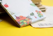 Lade das Bild in den Galerie-Viewer, Notizblock - Gemüse - Einkaufszettel - Möhren, Salat, Tomate - A6 - 50 Seiten - Handgemalte Illustration