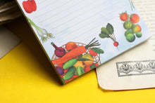 Lade das Bild in den Galerie-Viewer, Notizblock - Gemüse - Einkaufszettel - Möhren, Salat, Tomate - A6 - 50 Seiten - Handgemalte Illustration