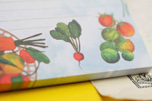 Lade das Bild in den Galerie-Viewer, Notizblock - Gemüse - Einkaufszettel - Möhren, Salat, Tomate - A6 - 50 Seiten - Handgemalte Illustration