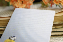 Lade das Bild in den Galerie-Viewer, Notizblock - Blaumeise auf Ast - A6 - 50 Seiten - Handgemalte Illustration